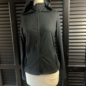 Hooded workout Black jacket